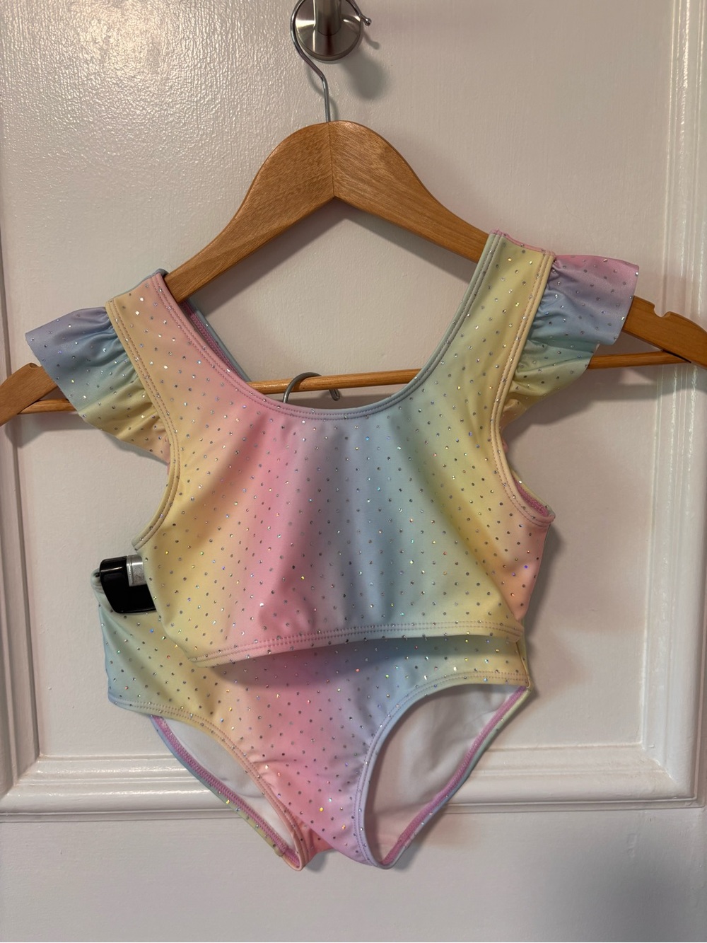 H&M Pastel Rainbow Sequin Two Piece (Pink, Yellow, Blue, Lavender)